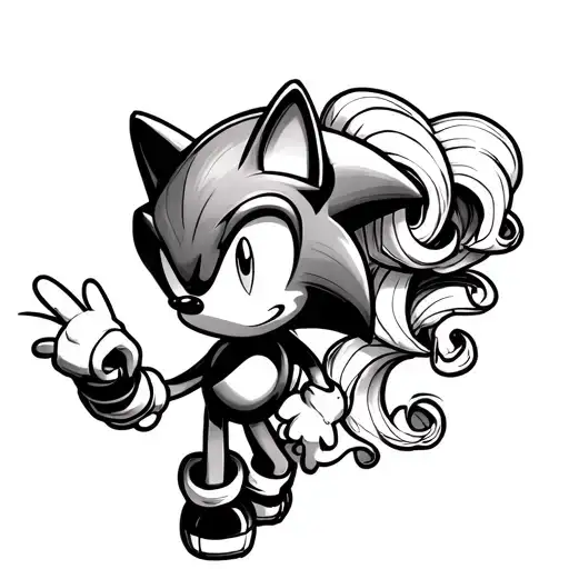 Sonic With Pinkie Pie