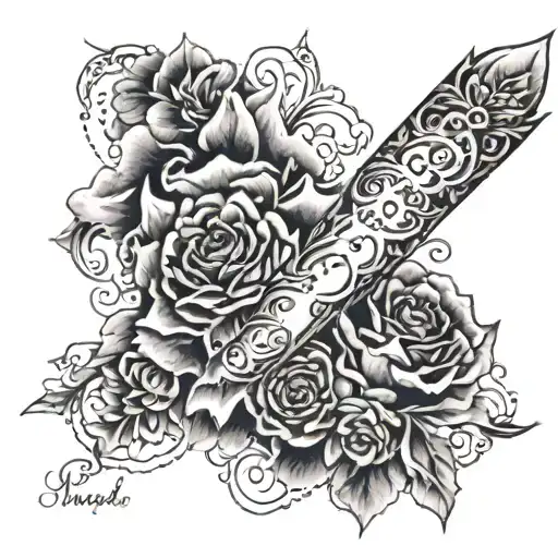 Prado Writing On Forearm Sleeve Tattoo With Shading