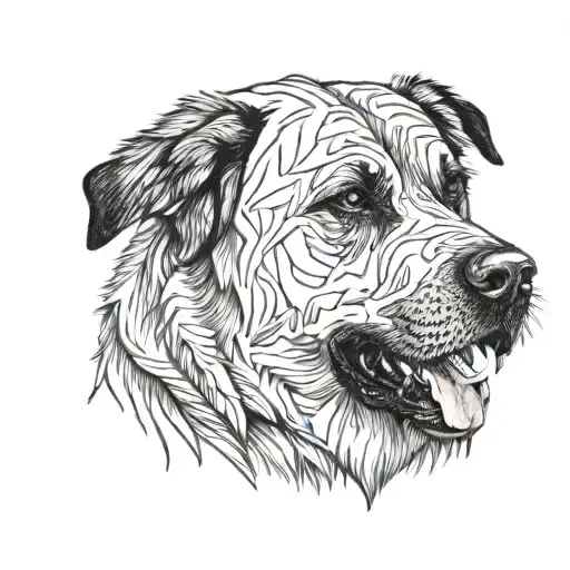Turkish Kangal Angry Head