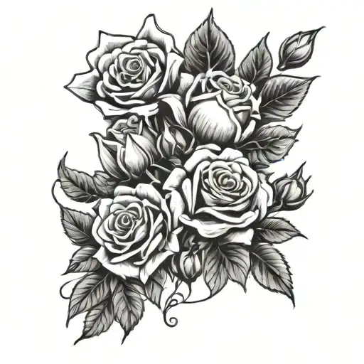 Roses And Tulpes