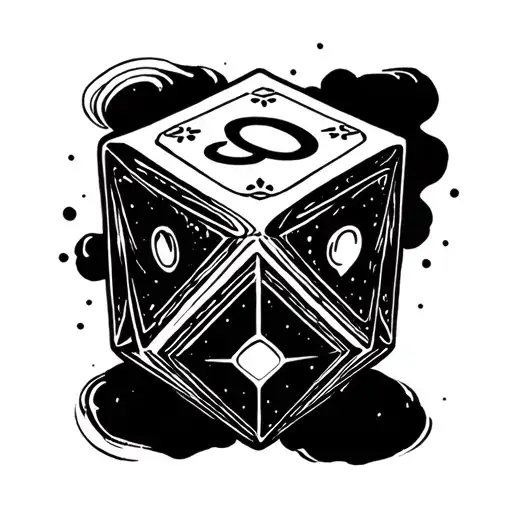 Varied 20 Sided Dice Arm Sleeve