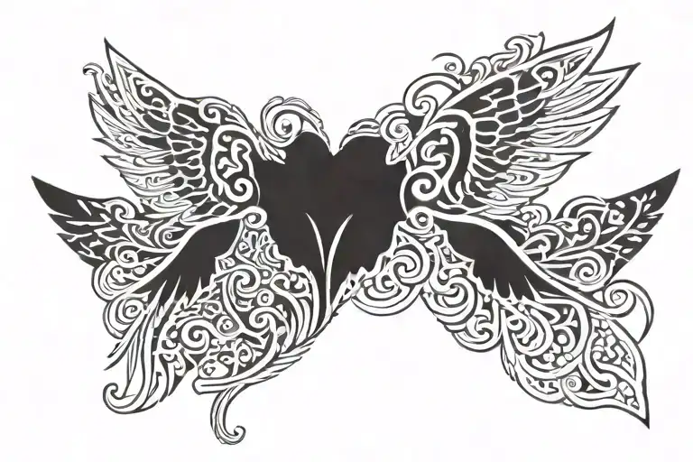 Polynesian Style Wings