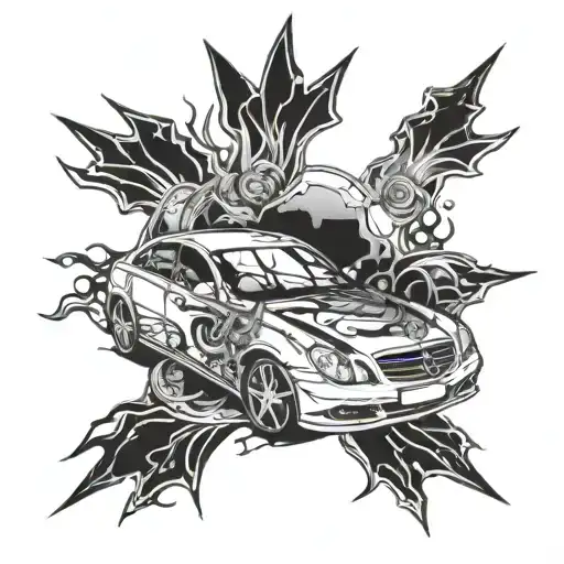 Mercedes W211 Crash