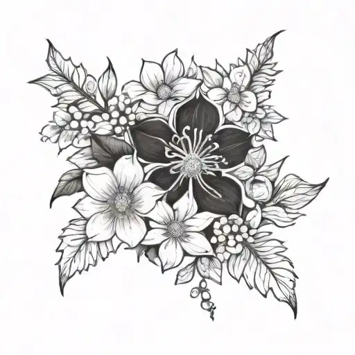 November Birth Flowers With March And December Flowers