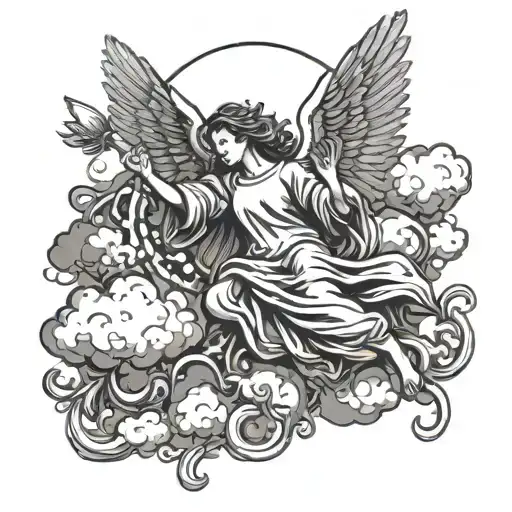 Angel Falling From The Sky