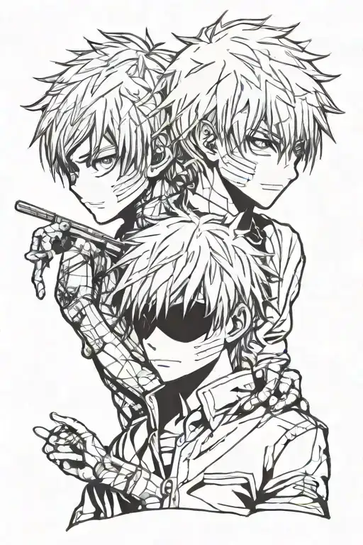 Ken Kaneki X Killua Zoldyck