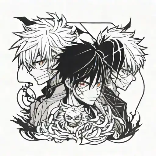 Ken Kaneki X Killua Zoldyck