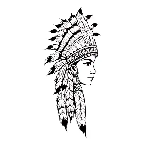 An Indian Headdress