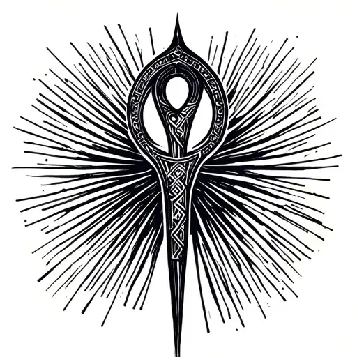 Minimalistic Ankh With Pointed End