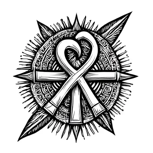 Ankh With Pointed Ends