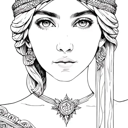 Goddess Athena And Dadsa