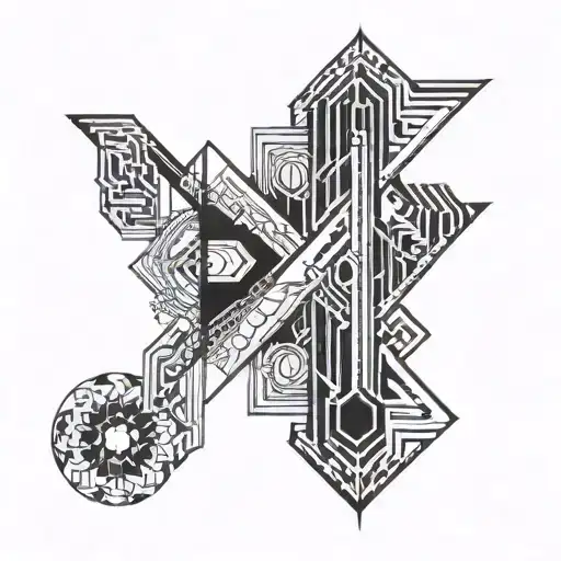 Symmetric Art Deco Architecture Patterns