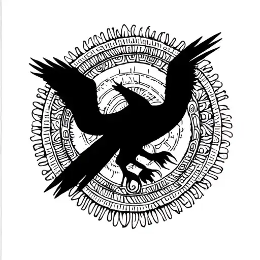 Peru Condor Inca Map Culture Weaving Elements Like