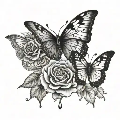 Roses Lockets Butterflies With A Owl