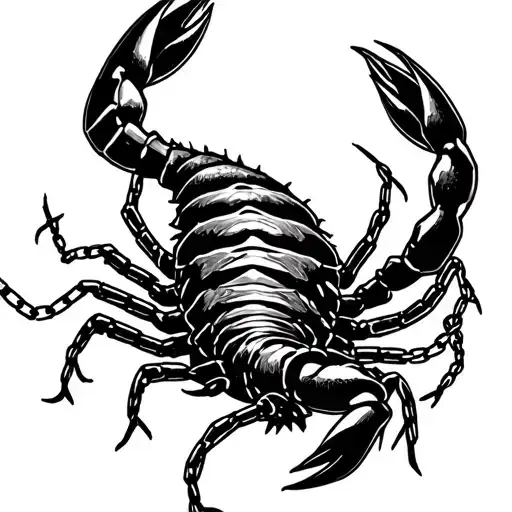 Scorpion With Chains