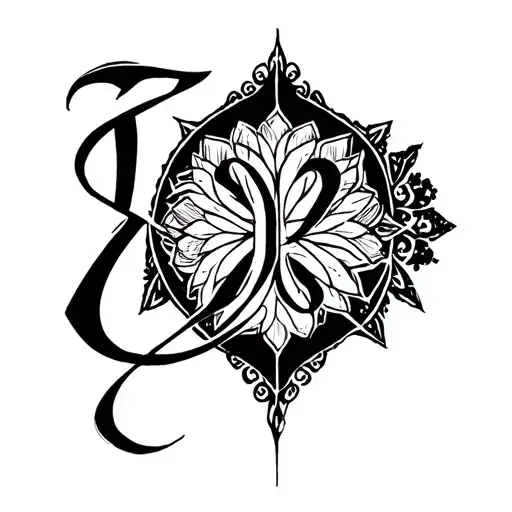 Ambigram Zoe Mia