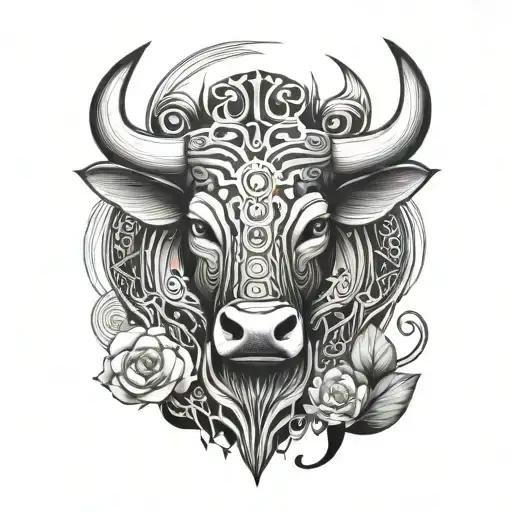 Thrishul And Nandi Bull Infront