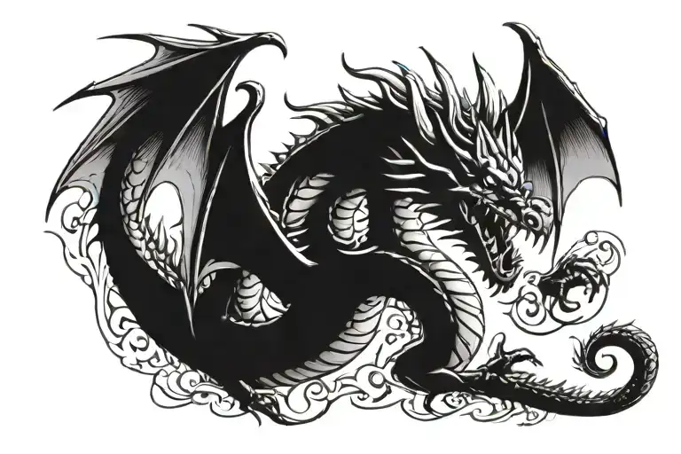 Dragon With Wings