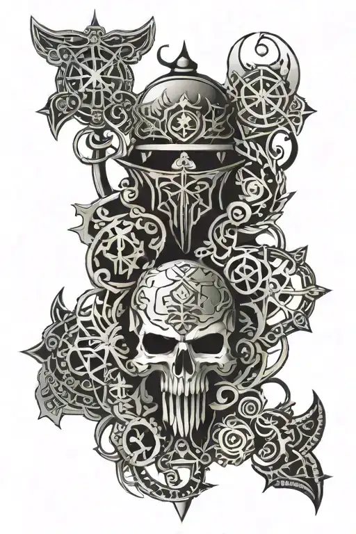 Anicient Symbols Incorporated Into The Design