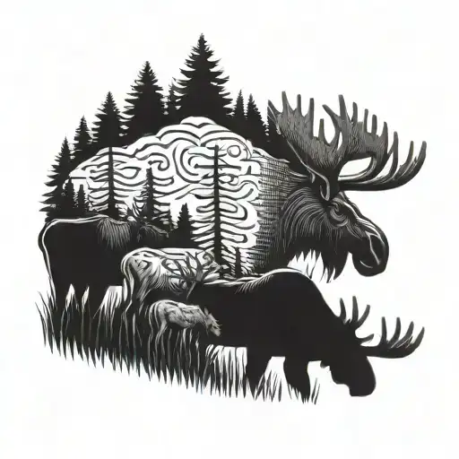 Moose Family