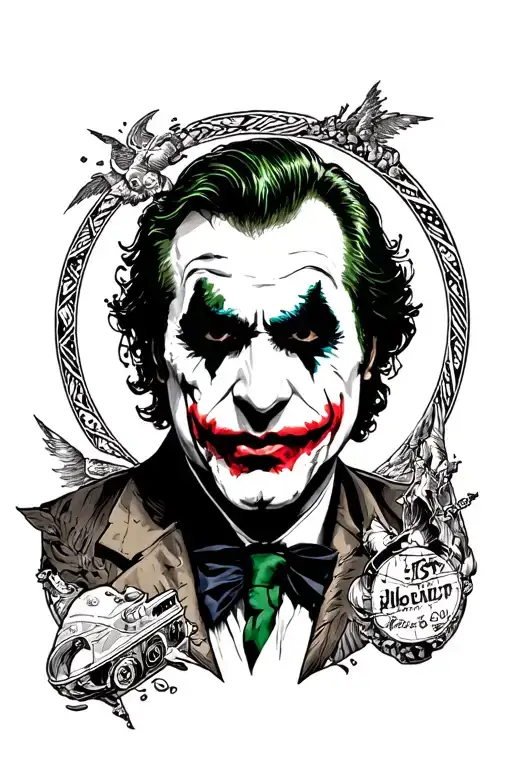 Scarface The World Is Yours Globe But Joker Instead Of Tony