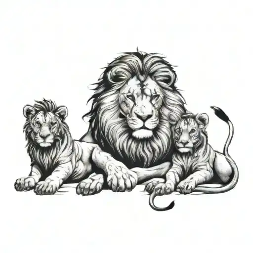 Lion Family