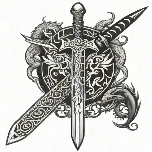 Sword With Dragon