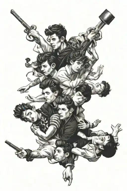 One Direction Representing A Different