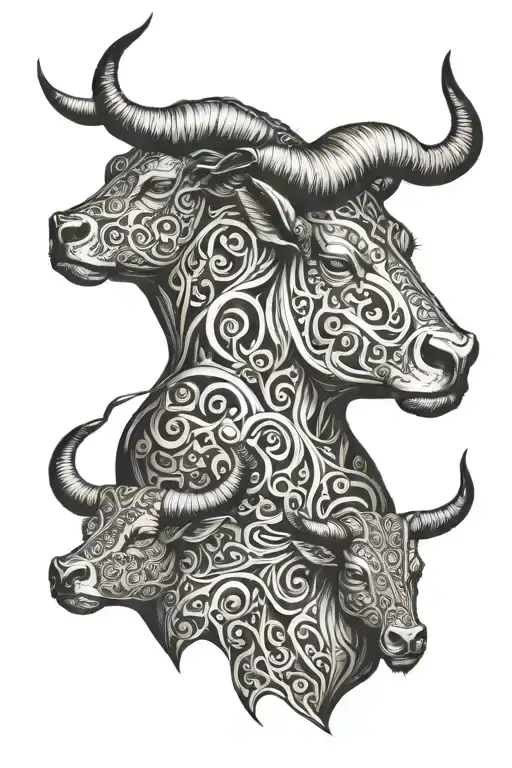 Taurus And Family Posing For A Picture