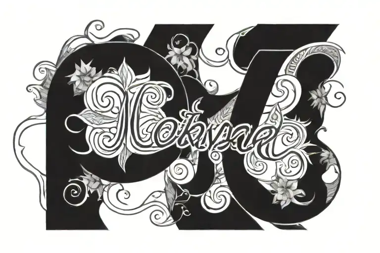 Tattoo With Lover's Name Nana