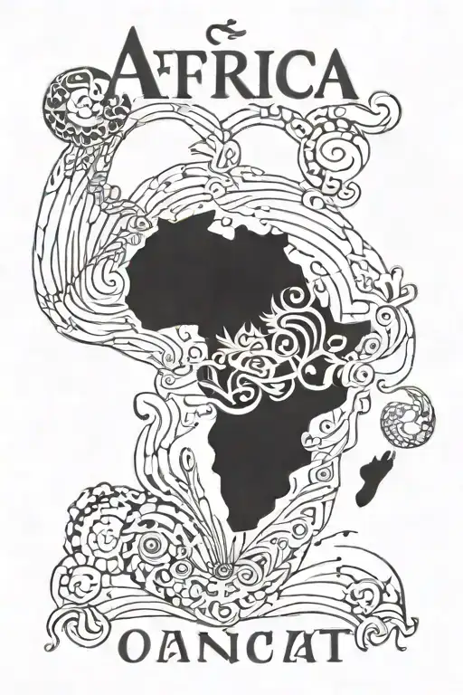 Africa Continent With Danny Ashley Fancy Script