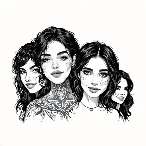 Group Of Friends With