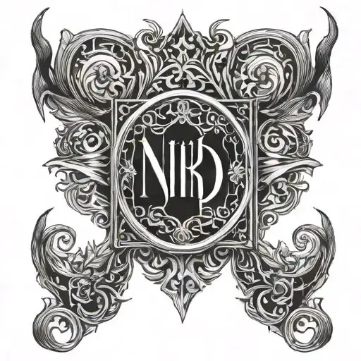 Nikola 1997 Gothic Letters No Back