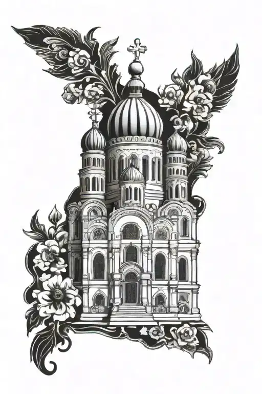 Orthodox Church Blackwork