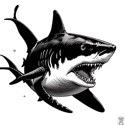 Simple Shark Swimming