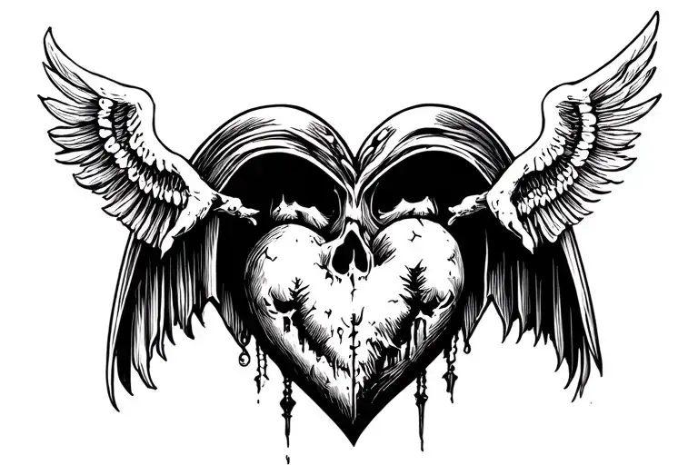 Grim Reaper Sacred Heart