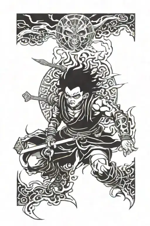 Demon Slayer Half Sleeve