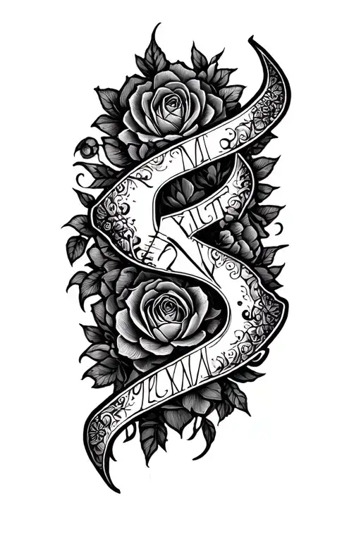 Hidden Name Tattoo Matt