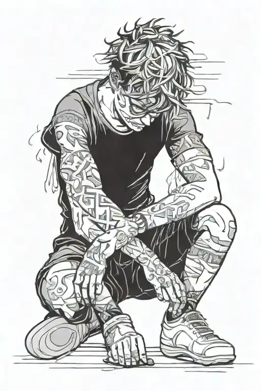 Boy Sitting