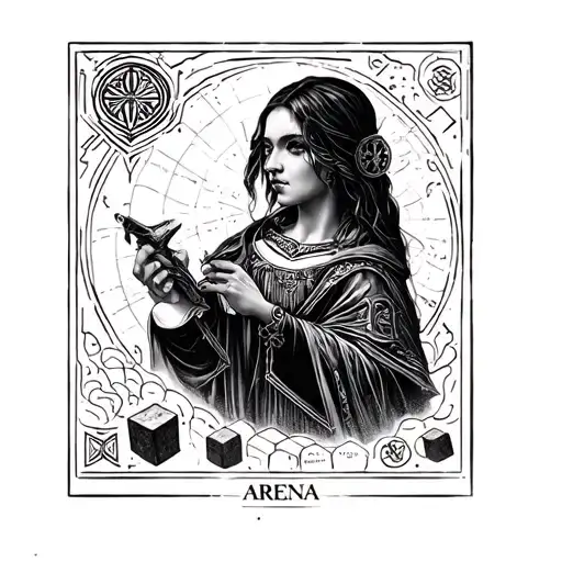 Arena Clue With Cubes And Vinkinga Brujula