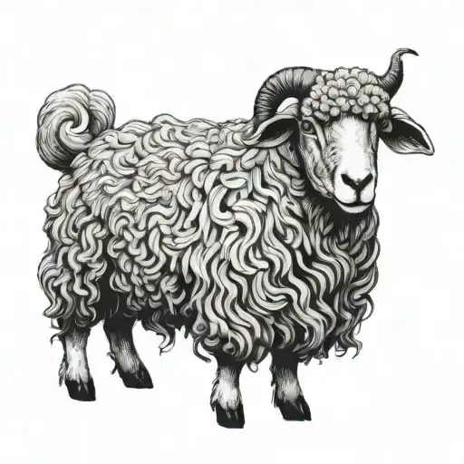 Sheep In Wolg