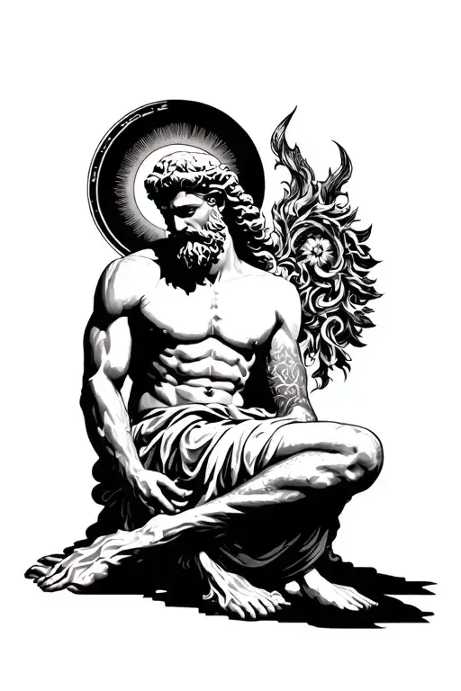 Zeus Sitting