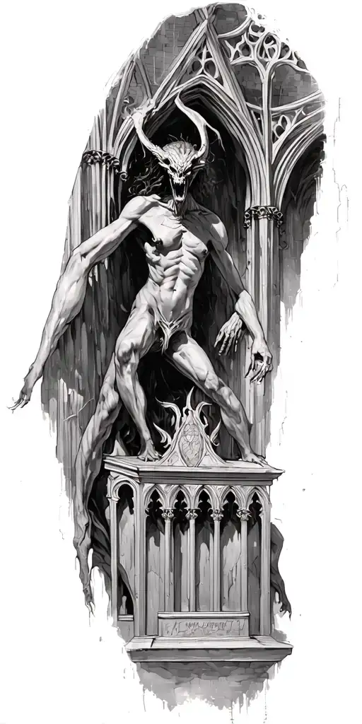 Demons Trapped In A Cathedral Realism