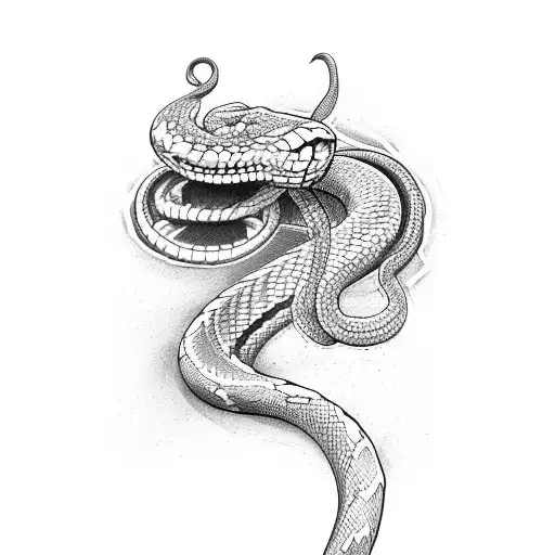 Midgard Snake Climbing The Leg