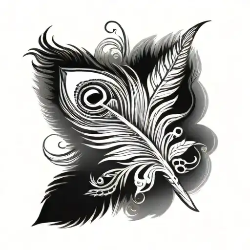 Peacock Feather Feather Feather