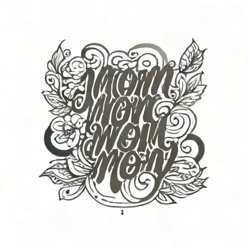 Quote On My Arm Which Says Mom