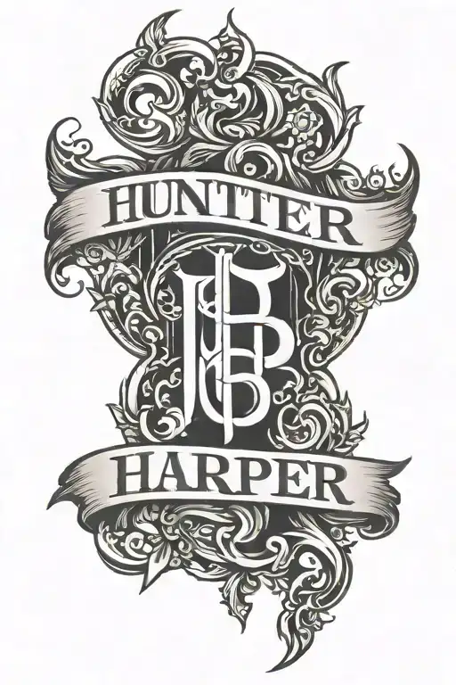Hunter Harper Ambigram