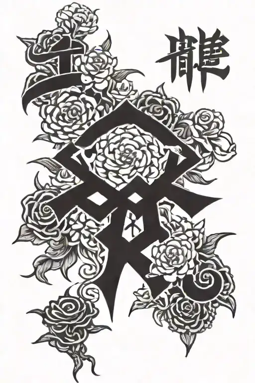 Tatoo Of Word Unstoppable In Japanese