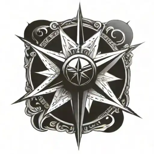 Compass Rose Intertwined