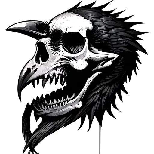 Raven Skull